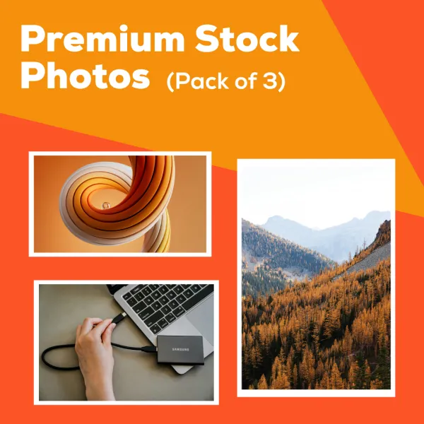 Premium Stock Photos (Pack of 3)